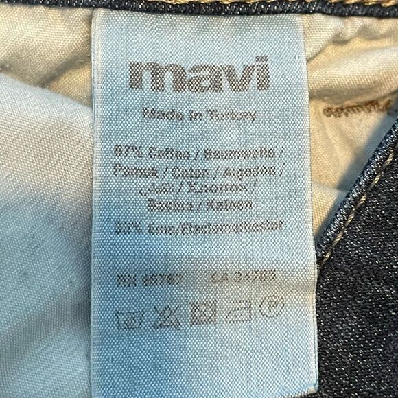 Mavi Molly Bootcut Jeans Indigo Blue Denim Regular Rise Super Soft 32 - Picture 9 of 11